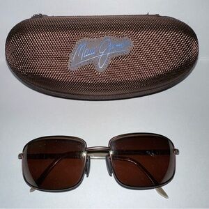 Maui Jim Sunglasses MJ 206-20 Harbor Bronze Tortoise Made in Italy